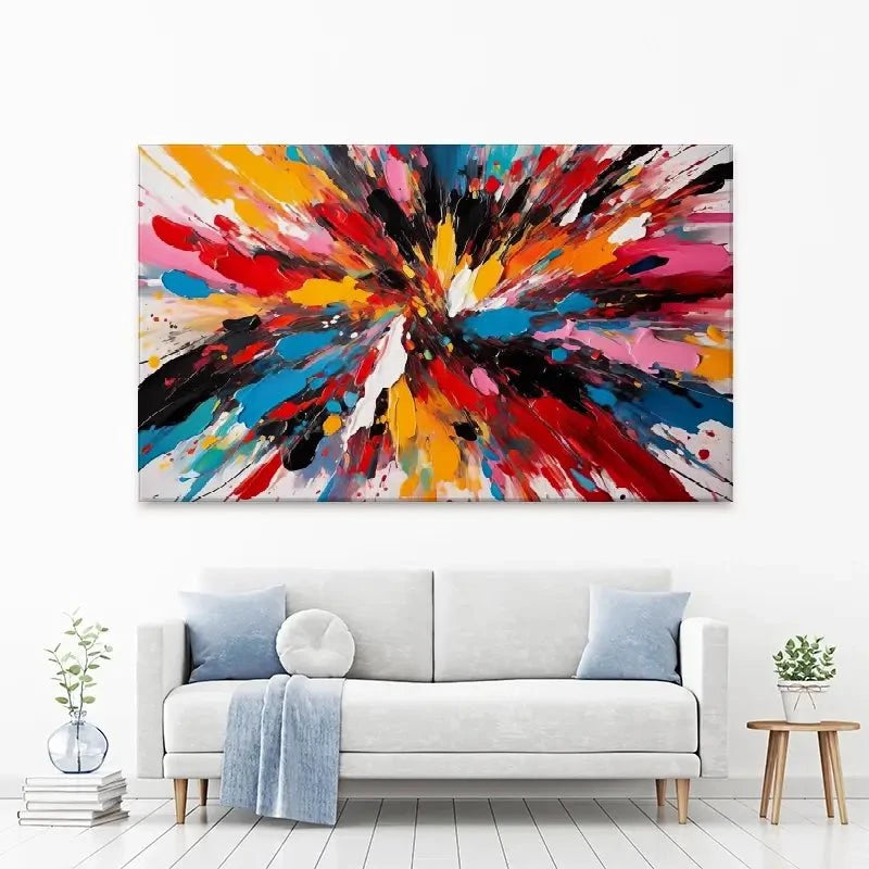 The Centre Of Colour Canvas Print The Centre Of Colour Canvas Print wall art product Violeta Allaberdieva
