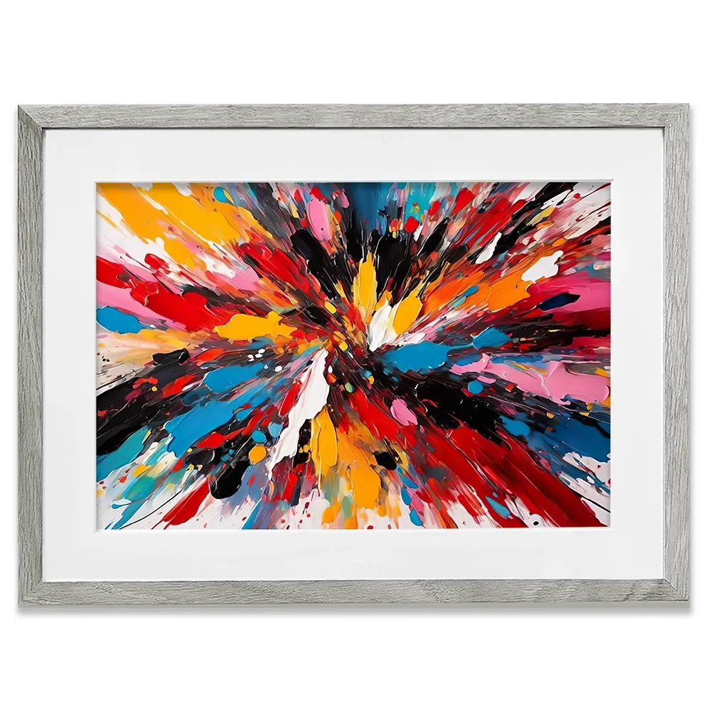 The Centre Of Colour Framed Art Print The Centre Of Colour Framed Art Print wall art product Violeta Allaberdieva