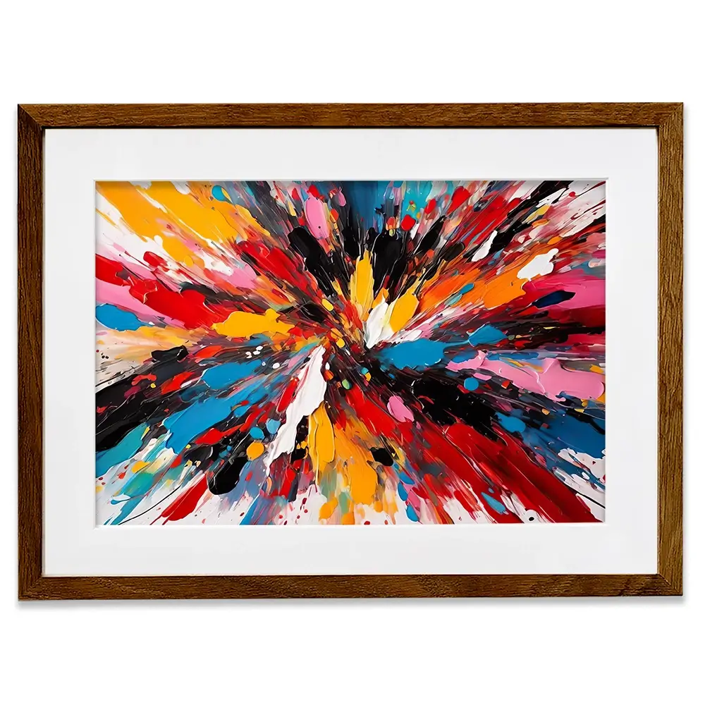 The Centre Of Colour Framed Art Print The Centre Of Colour Framed Art Print wall art product Violeta Allaberdieva