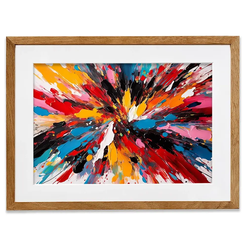 The Centre Of Colour Framed Art Print The Centre Of Colour Framed Art Print wall art product Violeta Allaberdieva