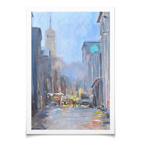 The City Ahead Art Print The City Ahead Art Print wall art product Allayn Stevens