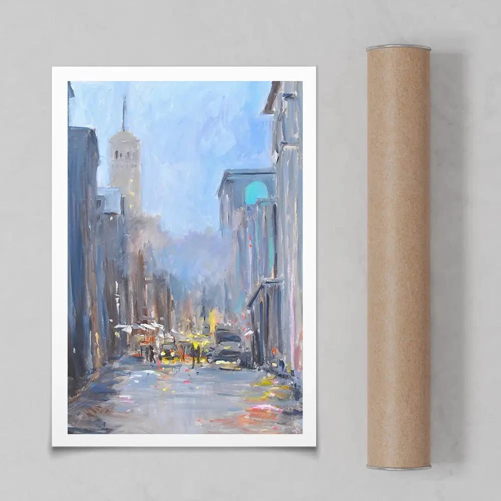 The City Ahead Art Print The City Ahead Art Print wall art product Allayn Stevens
