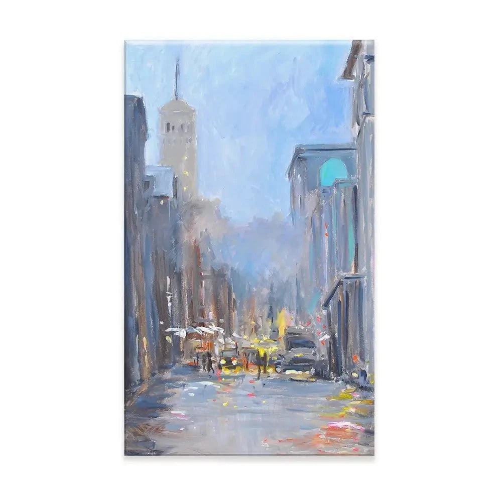 The City Ahead Canvas Print The City Ahead Canvas Print wall art product Allayn Stevens