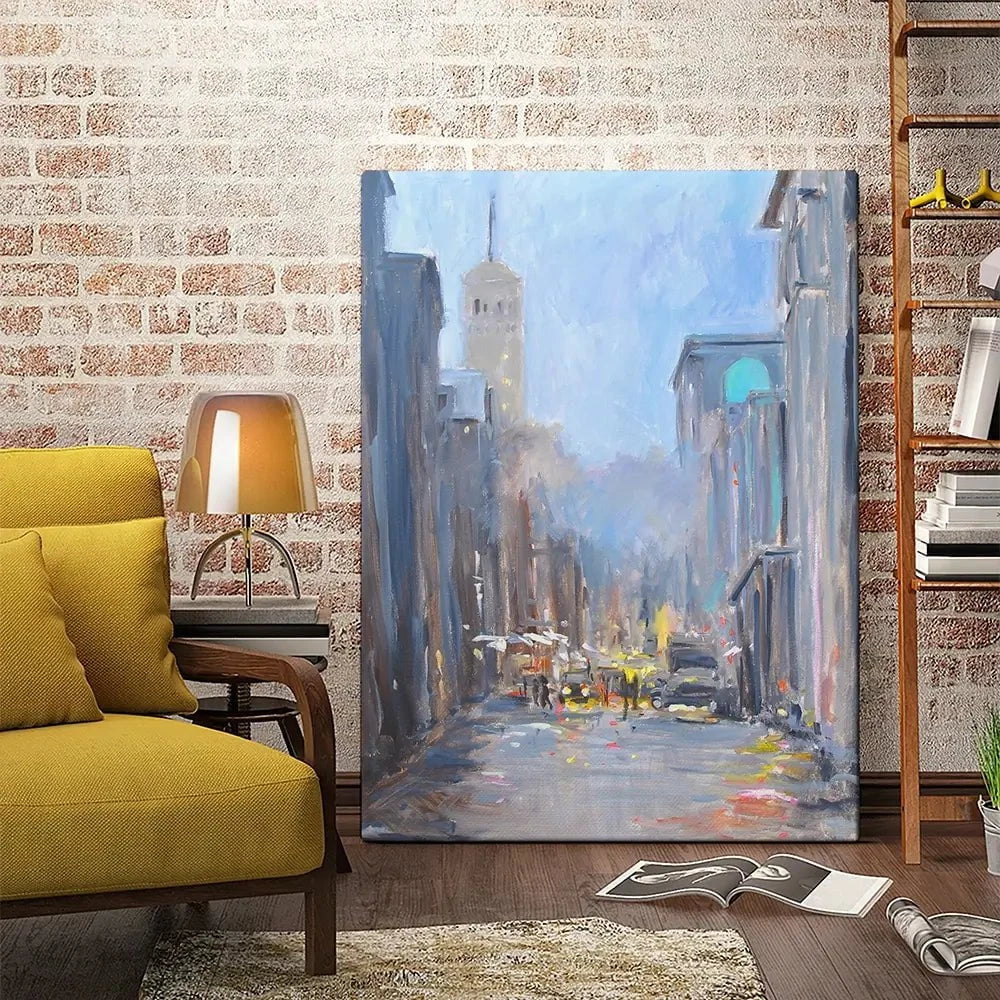 The City Ahead Canvas Print The City Ahead Canvas Print wall art product Allayn Stevens
