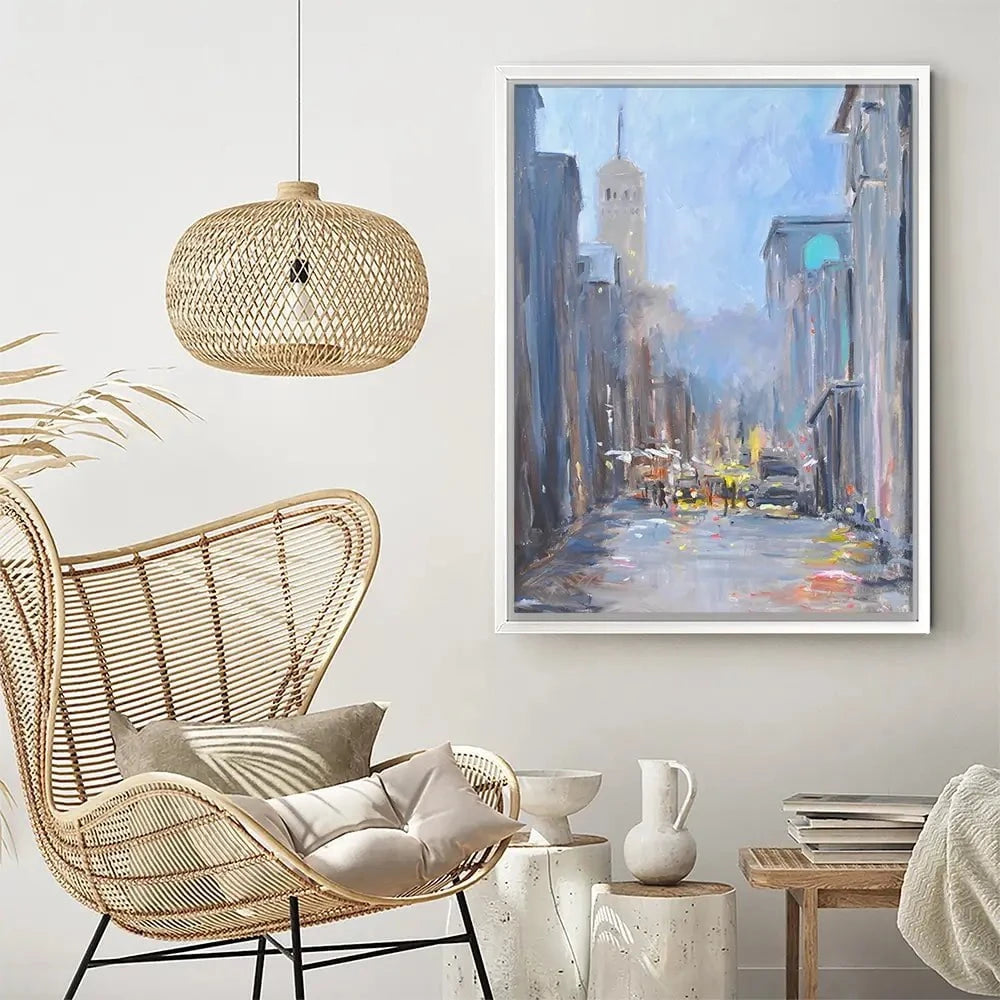 The City Ahead Canvas Print The City Ahead Canvas Print wall art product Allayn Stevens