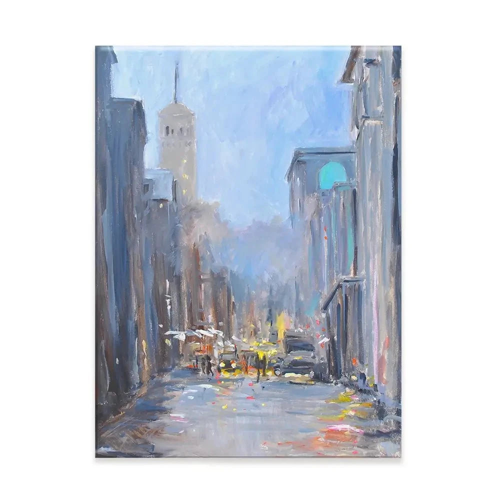 The City Ahead Canvas Print The City Ahead Canvas Print wall art product Allayn Stevens