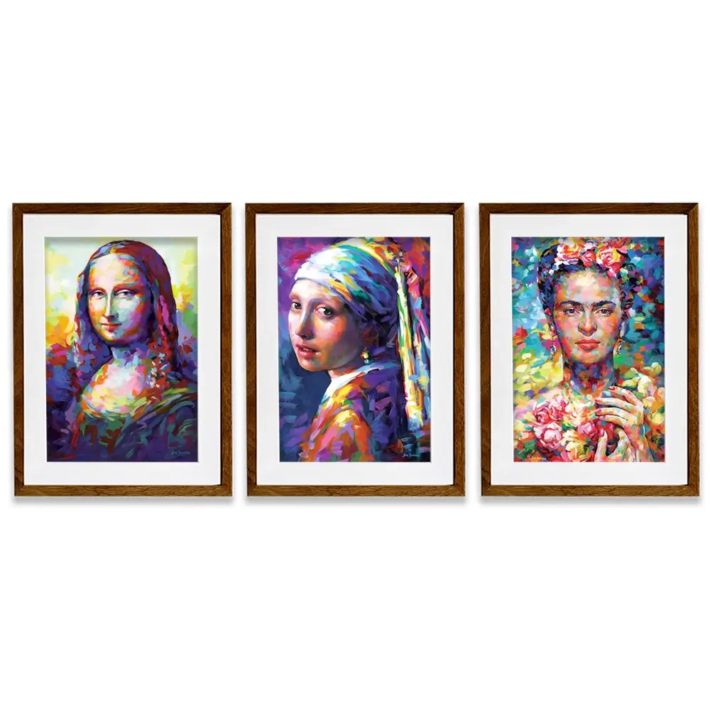 The Classics Framed Art Print Trio The Classics Framed Art Print Trio wall art product Leon Devenice