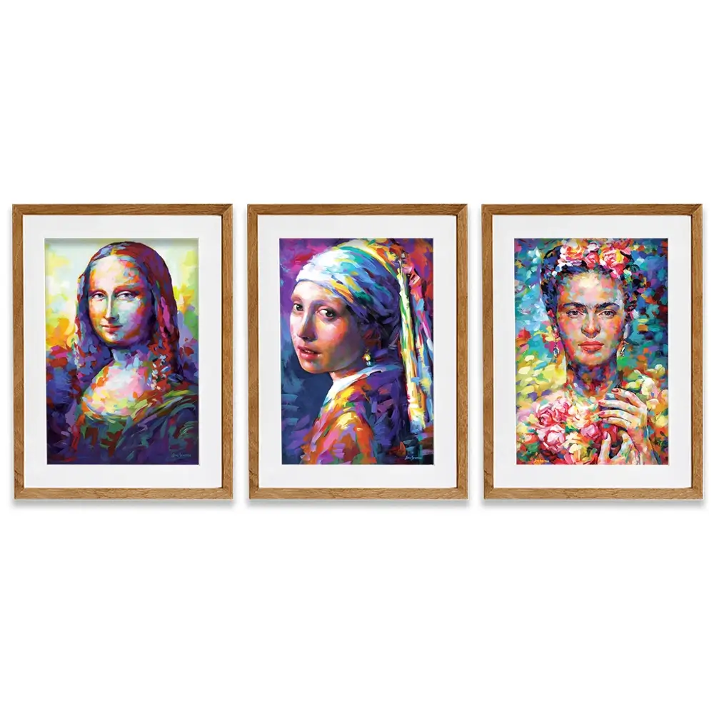 The Classics Framed Art Print Trio The Classics Framed Art Print Trio wall art product Leon Devenice