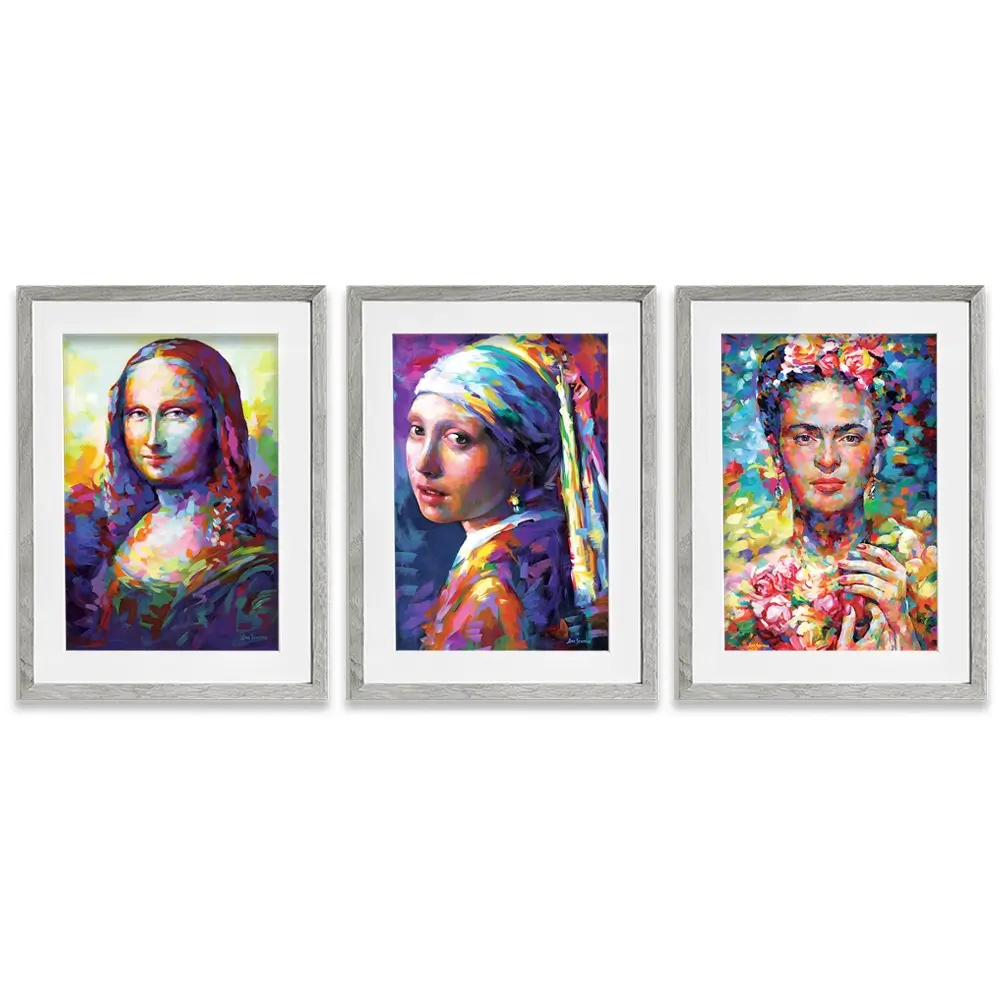 The Classics Framed Art Print Trio The Classics Framed Art Print Trio wall art product Leon Devenice