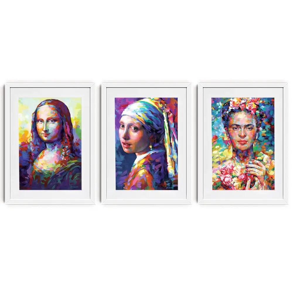 The Classics Framed Art Print Trio The Classics Framed Art Print Trio wall art product Leon Devenice