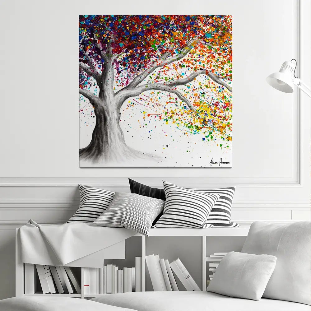 The Colour Of Dreams Square Canvas Print The Colour Of Dreams Square Canvas Print wall art product Ashvin Harrison