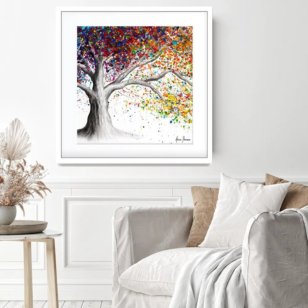 The Colour Of Dreams Square Framed Art Print The Colour Of Dreams Square Framed Art Print wall art product Ashvin Harrison