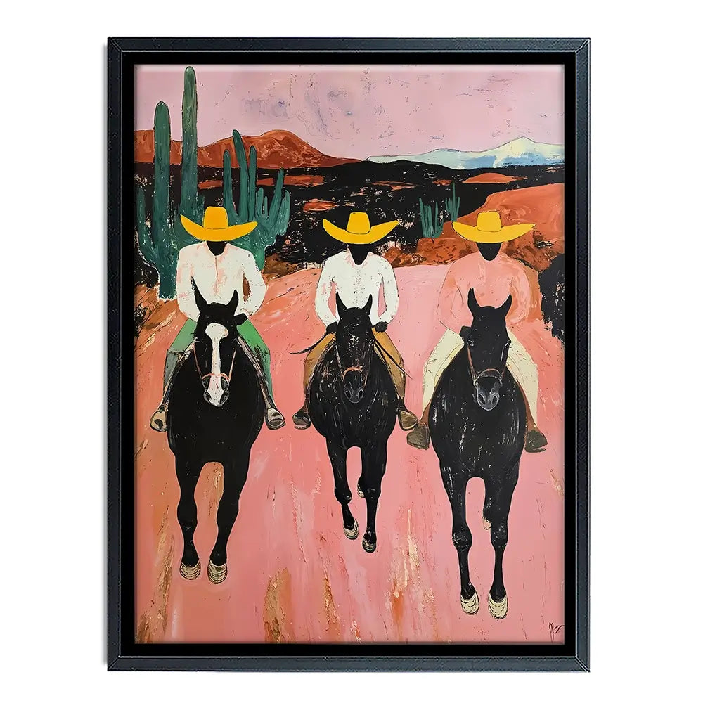 The Cowboys Canvas Print The Cowboys Canvas Print wall art product IAmHomeStudio