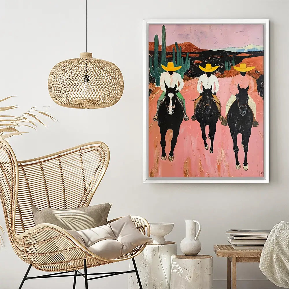 The Cowboys Canvas Print The Cowboys Canvas Print wall art product IAmHomeStudio