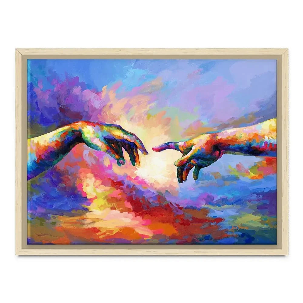 The Creation Of Adam Canvas Print The Creation Of Adam Canvas Print wall art product Leon Devenice