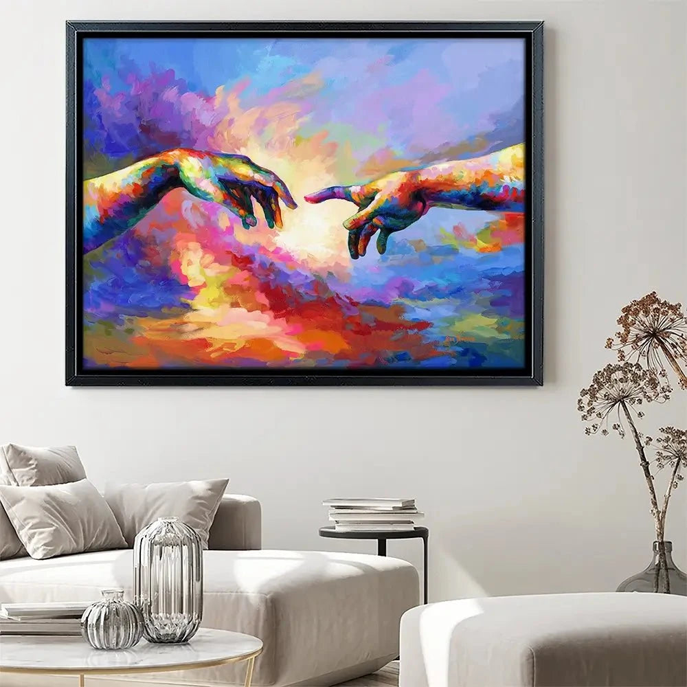 The Creation Of Adam Canvas Print The Creation Of Adam Canvas Print wall art product Leon Devenice