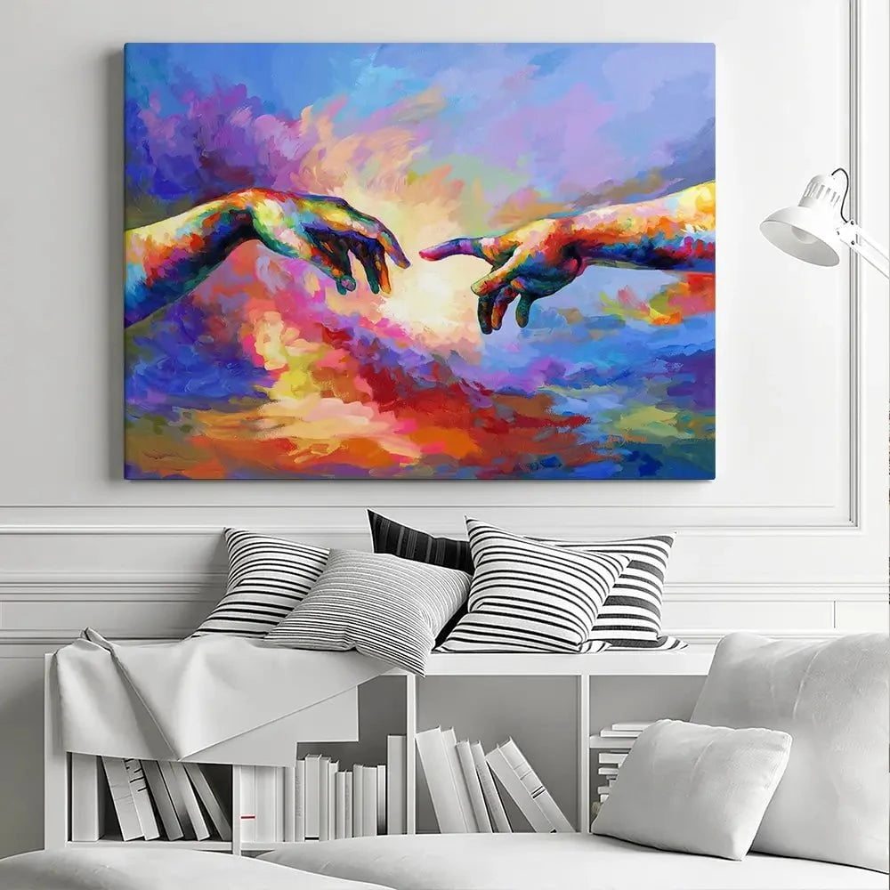 The Creation Of Adam Canvas Print The Creation Of Adam Canvas Print wall art product Leon Devenice
