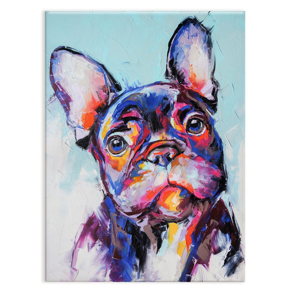 The Cutest Frenchie Canvas Print wall art product Mari Dein / Shutterstock