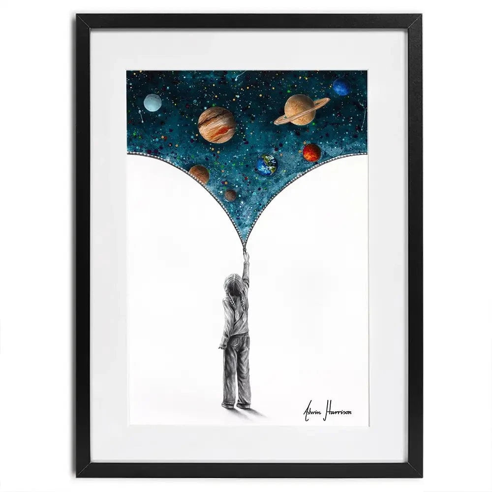 The Dream Of Space Framed Art Print The Dream Of Space Framed Art Print wall art product Ashvin Harrison