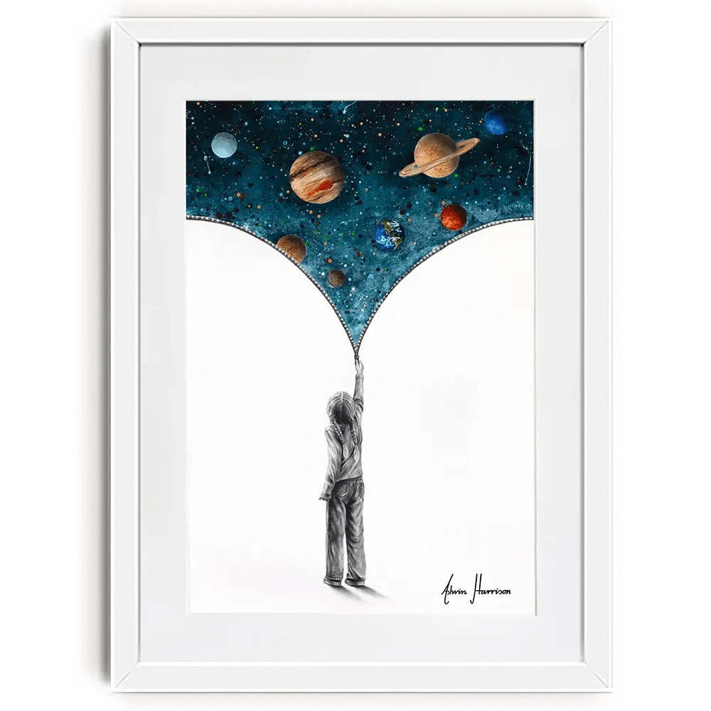 The Dream Of Space Framed Art Print The Dream Of Space Framed Art Print wall art product Ashvin Harrison