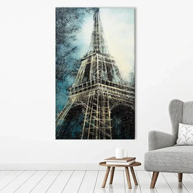 The Eiffel Tower At Dusk Canvas Print The Eiffel Tower At Dusk Canvas Print wall art product Marc Todd - Independent