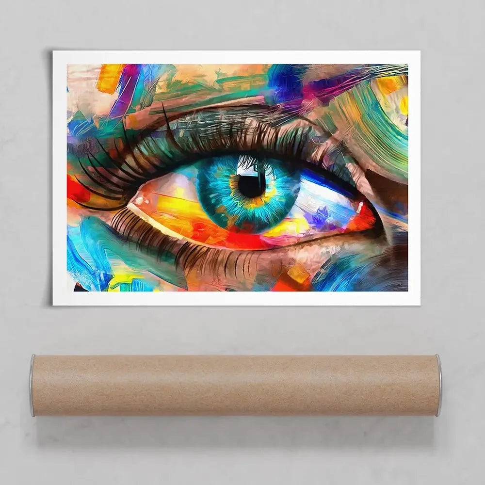 The Eye Art Print The Eye Art Print wall art product Mohammadreza Zeidabadi / Shutterstock
