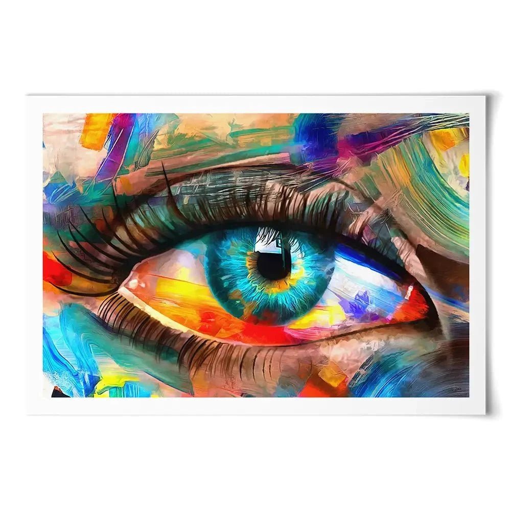The Eye Art Print The Eye Art Print wall art product Mohammadreza Zeidabadi / Shutterstock