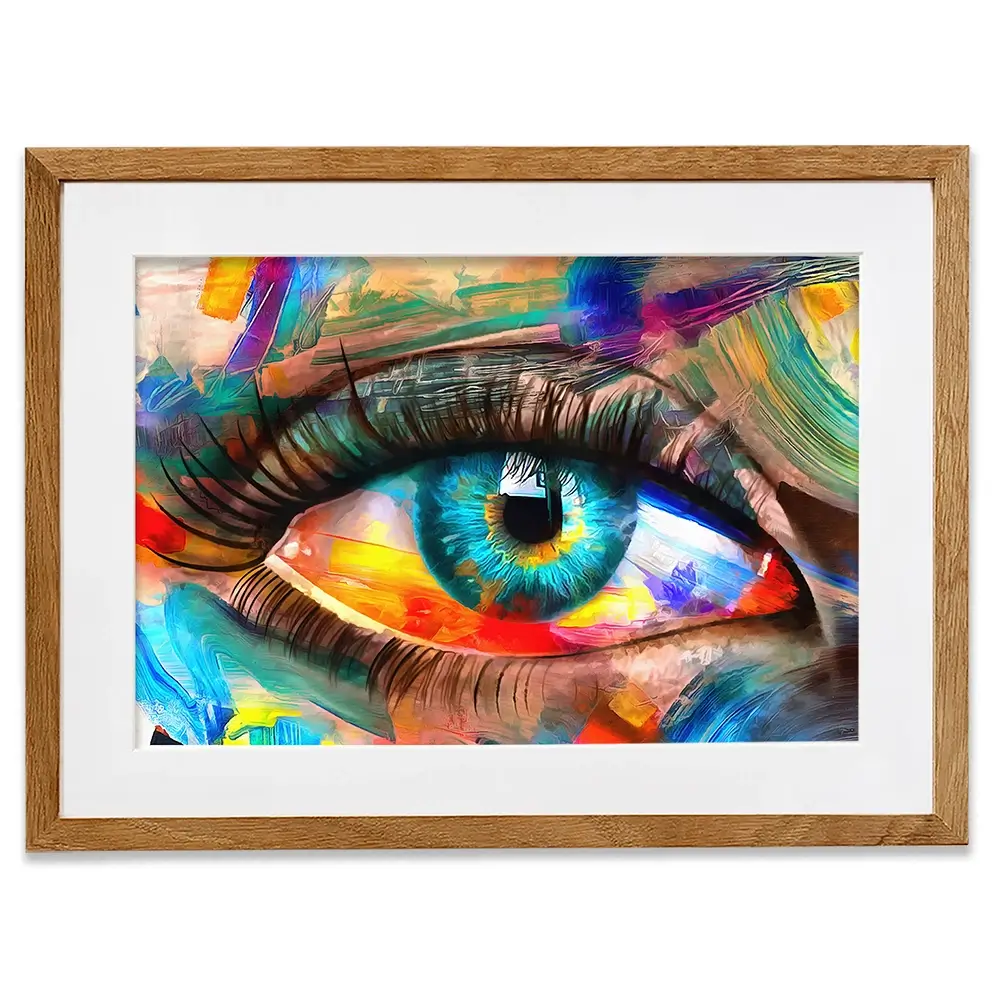 The Eye Framed Art Print The Eye Framed Art Print wall art product Mohammadreza Zeidabadi / Shutterstock