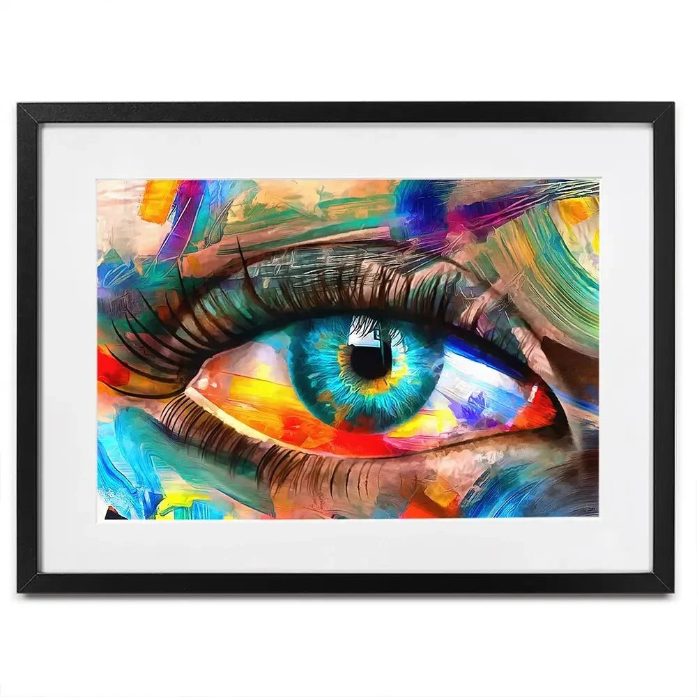 The Eye Framed Art Print The Eye Framed Art Print wall art product Mohammadreza Zeidabadi / Shutterstock