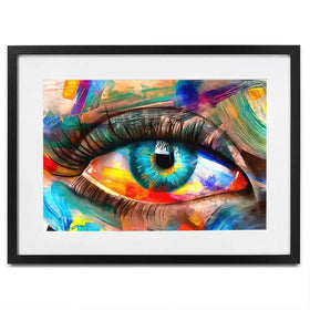 The Eye Framed Art Print The Eye Framed Art Print wall art product Mohammadreza Zeidabadi / Shutterstock