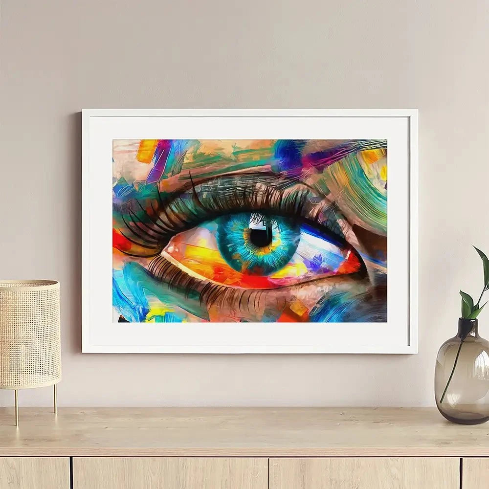 The Eye Framed Art Print The Eye Framed Art Print wall art product Mohammadreza Zeidabadi / Shutterstock