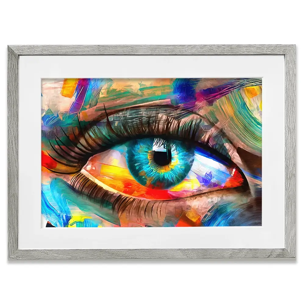 The Eye Framed Art Print The Eye Framed Art Print wall art product Mohammadreza Zeidabadi / Shutterstock