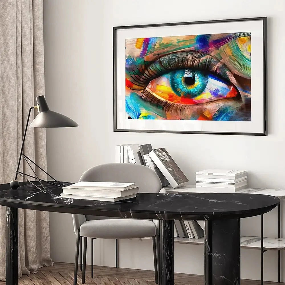 The Eye Framed Art Print The Eye Framed Art Print wall art product Mohammadreza Zeidabadi / Shutterstock