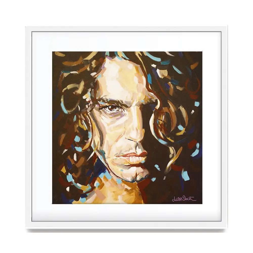 The Face Michael Hutchence Square Framed Art Print The Face Michael Hutchence Square Framed Art Print wall art product Juliet Stockton