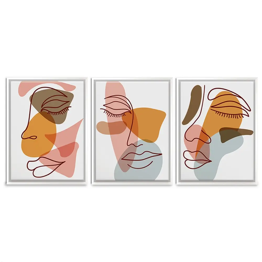 The Faces Trio Canvas Print The Faces Trio Canvas Print wall art product Art Print Shop
