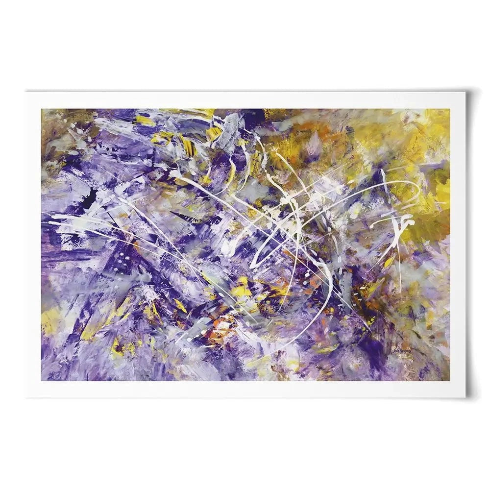The Fury And Grace Of Lavender Art Print The Fury And Grace Of Lavender Art Print wall art product Leon Devenice