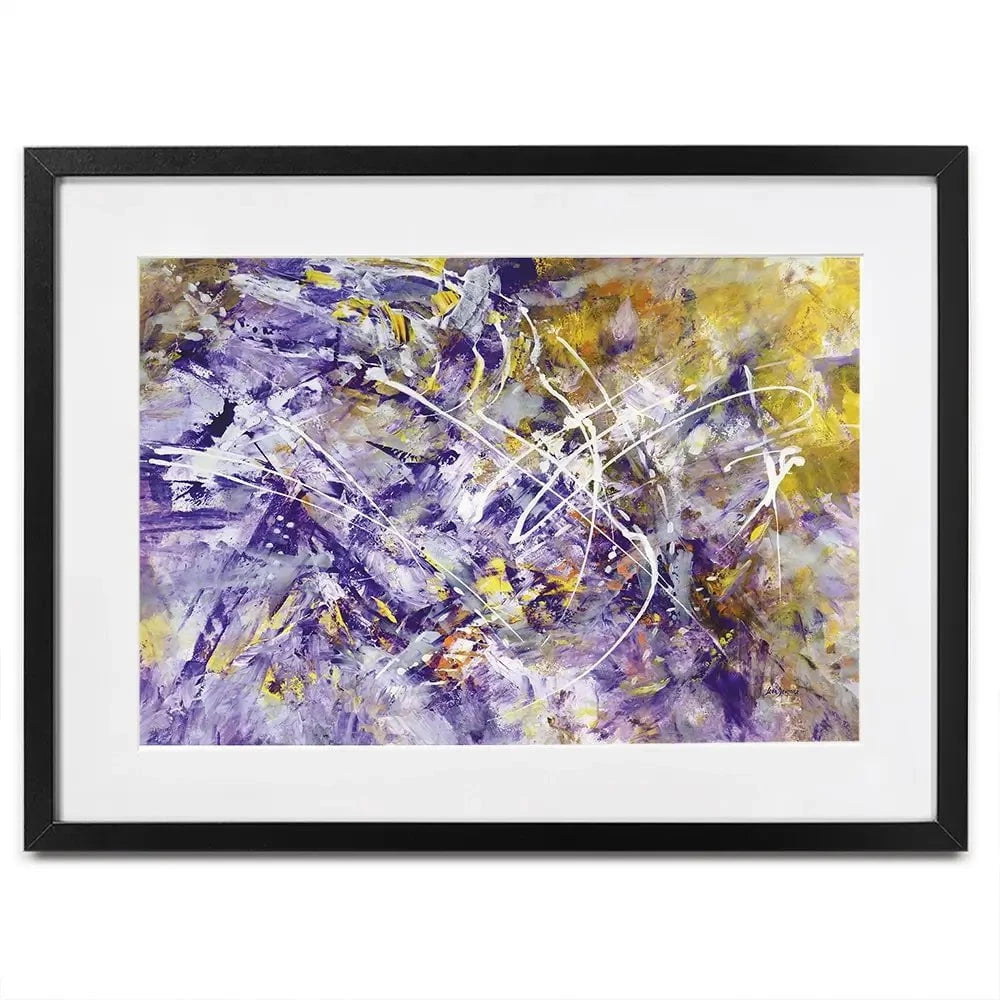 The Fury And Grace Of Lavender Framed Art Print The Fury And Grace Of Lavender Framed Art Print wall art product Leon Devenice