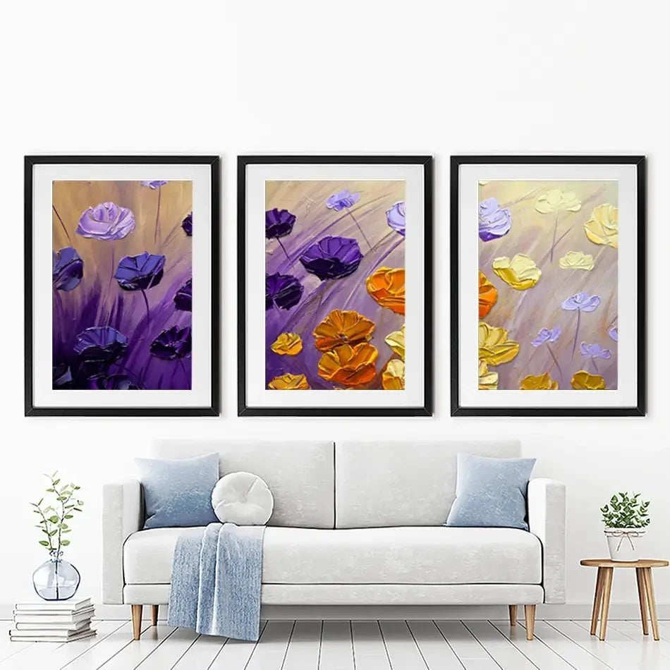 The Garden Framed Art Print Trio The Garden Framed Art Print Trio wall art product Osnat Tzadok