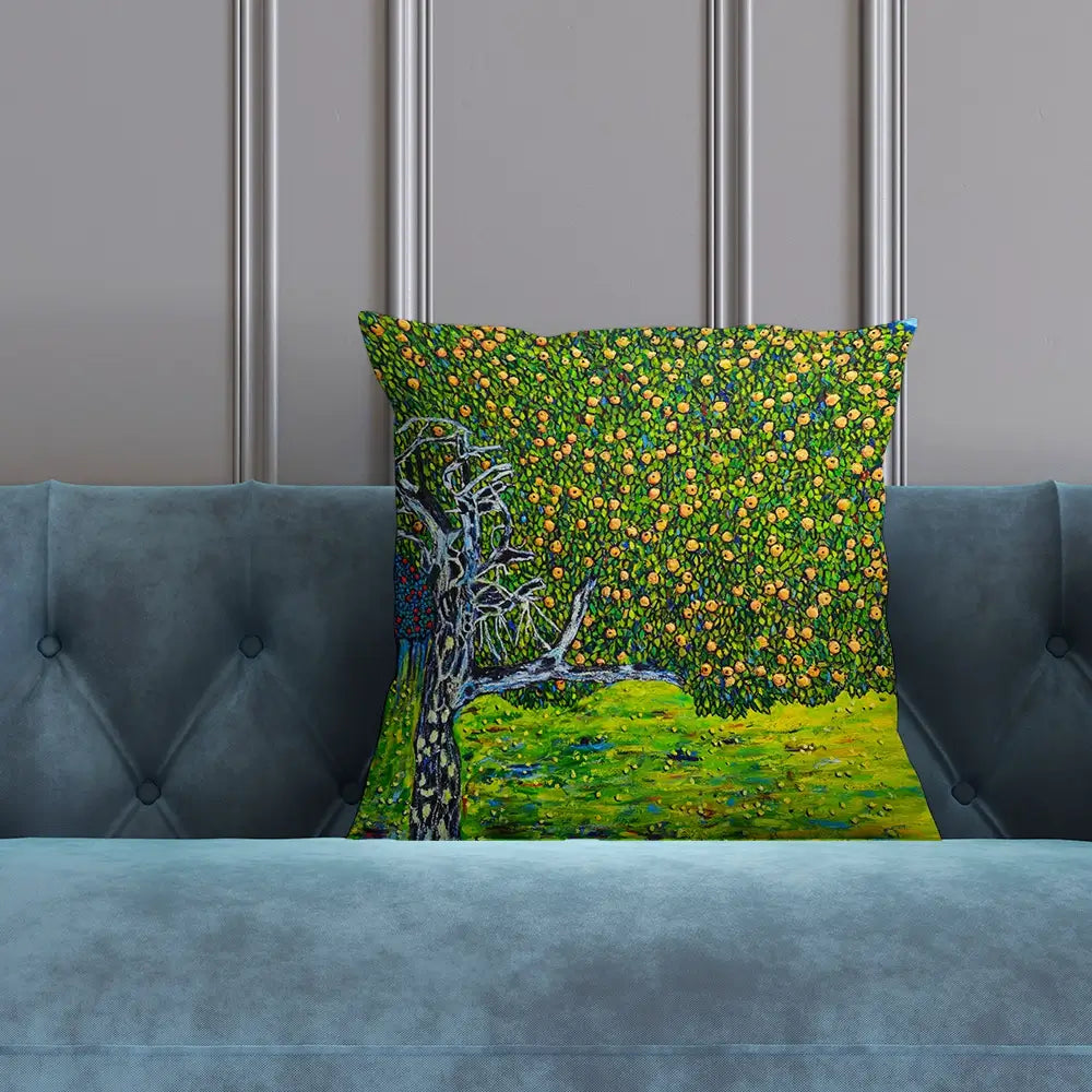 The Golden Apple Tree Cushion The Golden Apple Tree Cushion wall art product Vovalis / Shutterstock