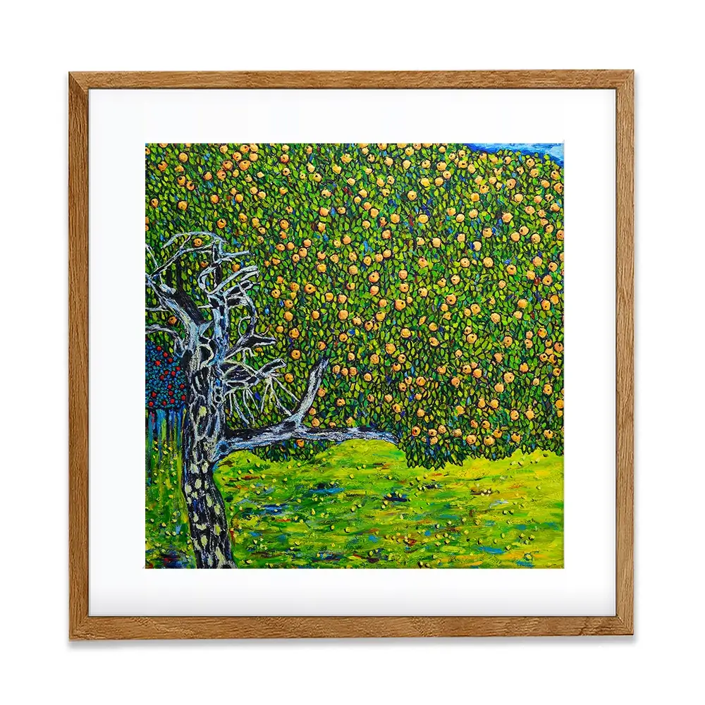 The Golden Apple Tree Square Framed Art Print The Golden Apple Tree Square Framed Art Print wall art product Vovalis / Shutterstock