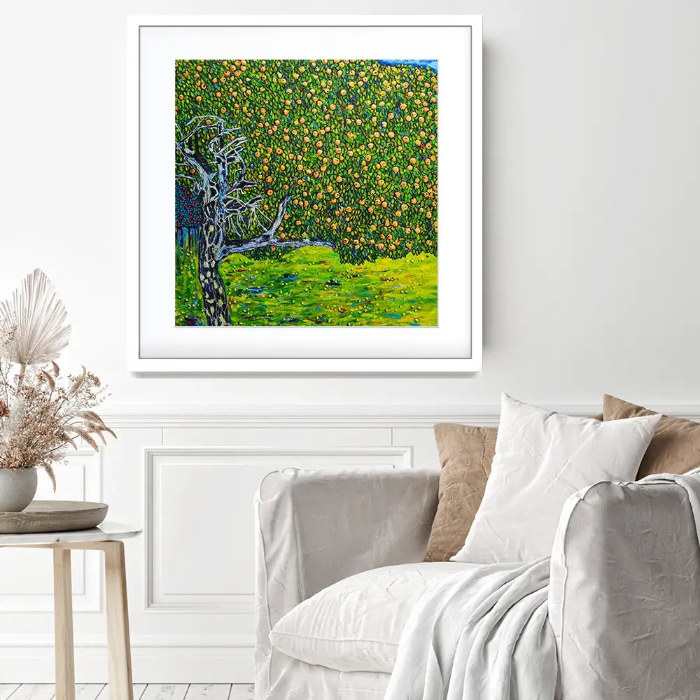The Golden Apple Tree Square Framed Art Print The Golden Apple Tree Square Framed Art Print wall art product Vovalis / Shutterstock