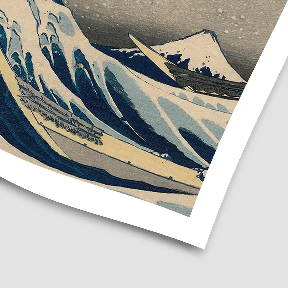 The Great Wave Off Kanagawa Square Art Print The Great Wave Off Kanagawa Square Art Print wall art product Katsushika Hokusai