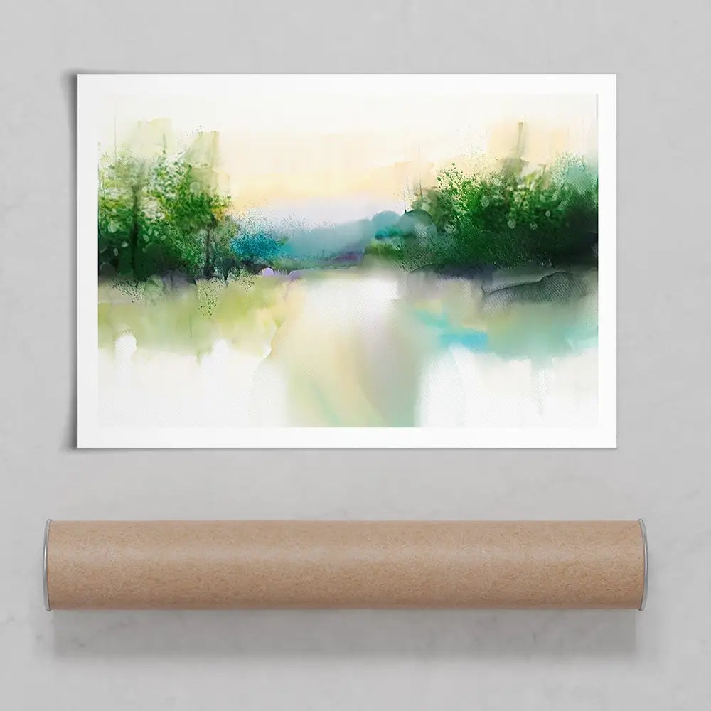 The Green Ahead Art Print The Green Ahead Art Print wall art product Art Print Shop