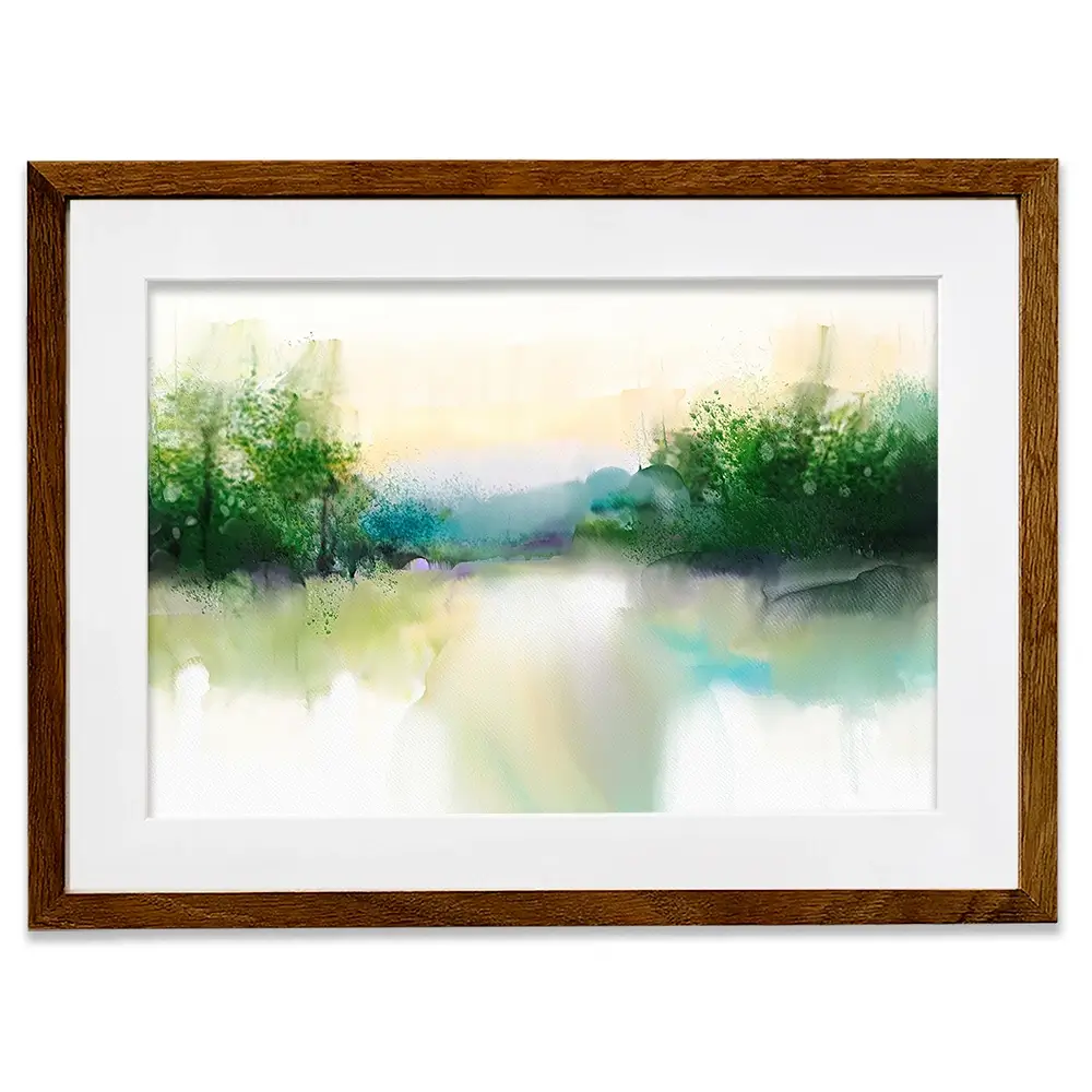 The Green Ahead Framed Art Print The Green Ahead Framed Art Print wall art product Art Print Shop