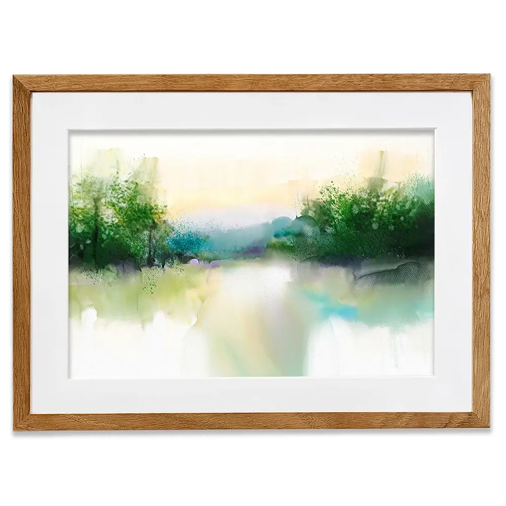 The Green Ahead Framed Art Print The Green Ahead Framed Art Print wall art product Art Print Shop