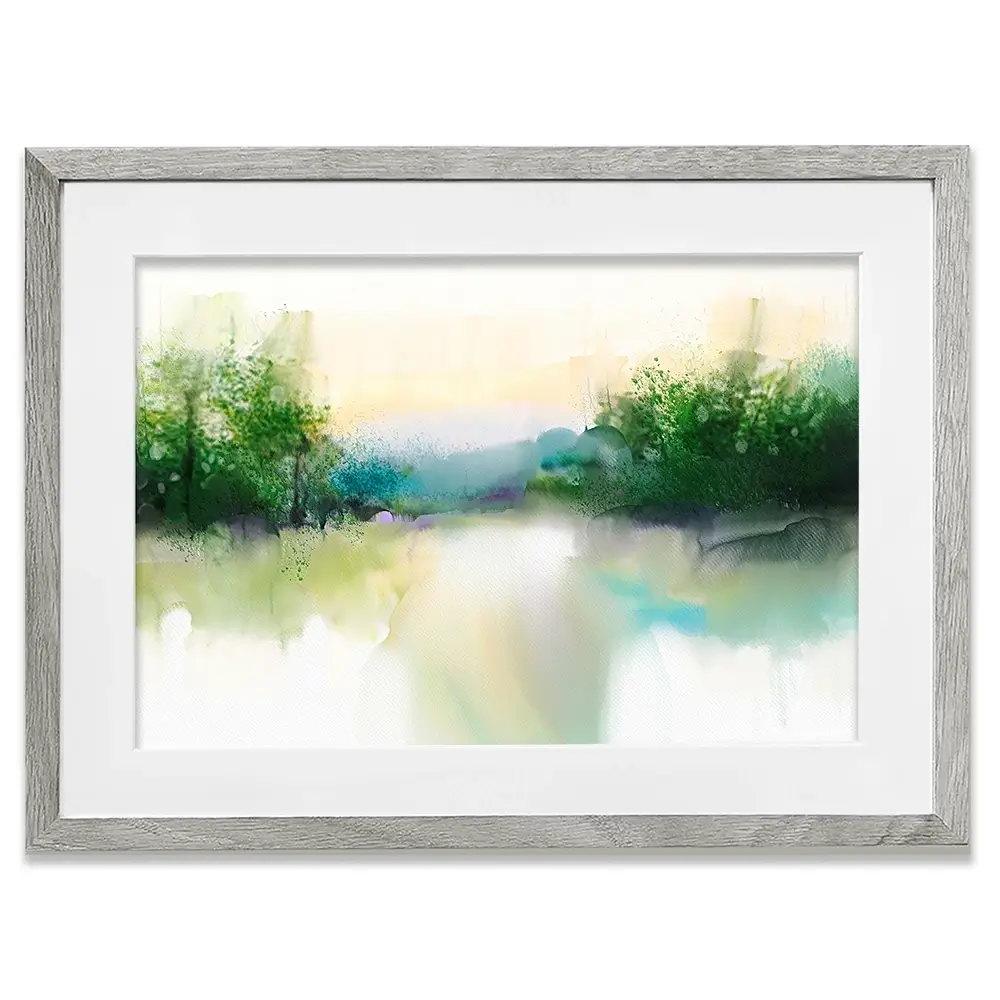 The Green Ahead Framed Art Print The Green Ahead Framed Art Print wall art product Art Print Shop