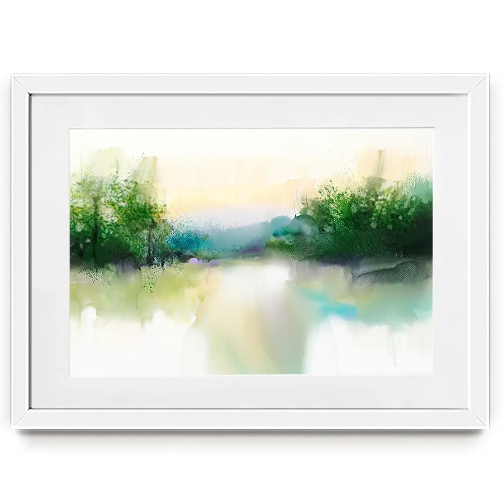 The Green Ahead Framed Art Print The Green Ahead Framed Art Print wall art product Art Print Shop