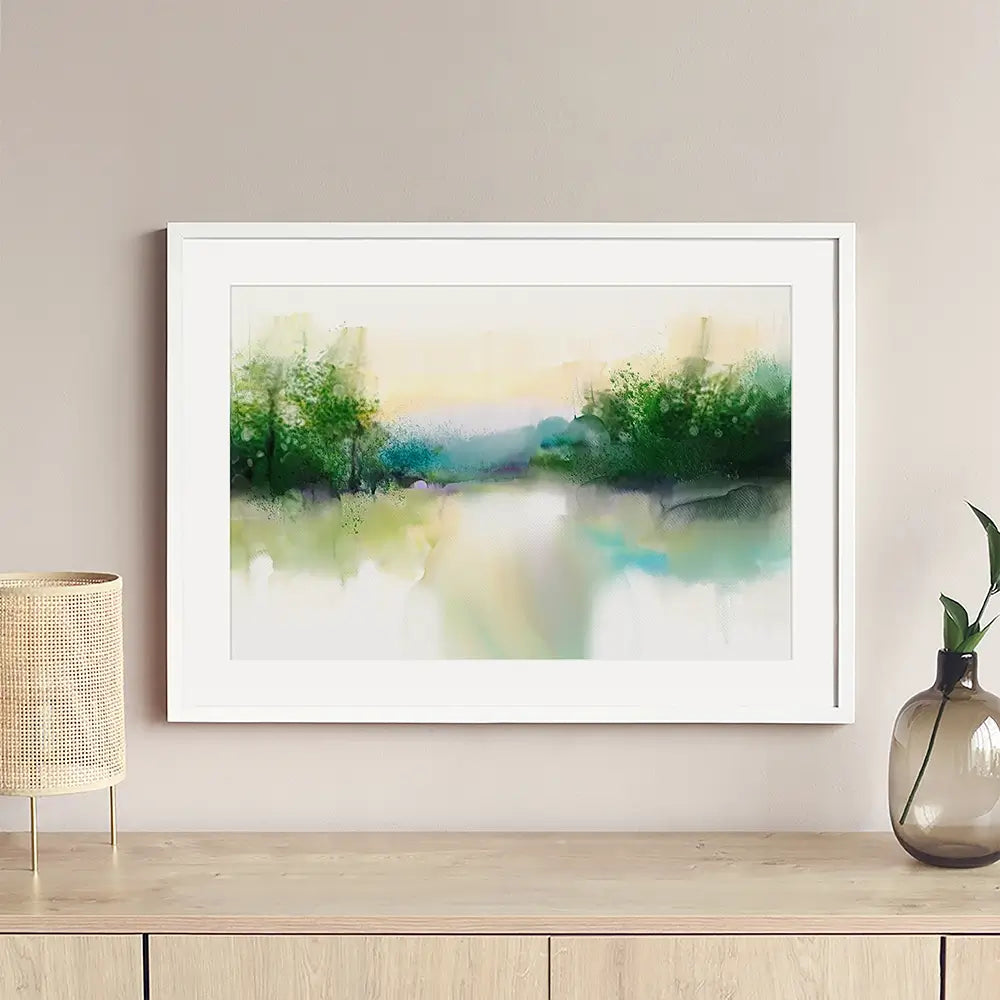 The Green Ahead Framed Art Print The Green Ahead Framed Art Print wall art product Art Print Shop