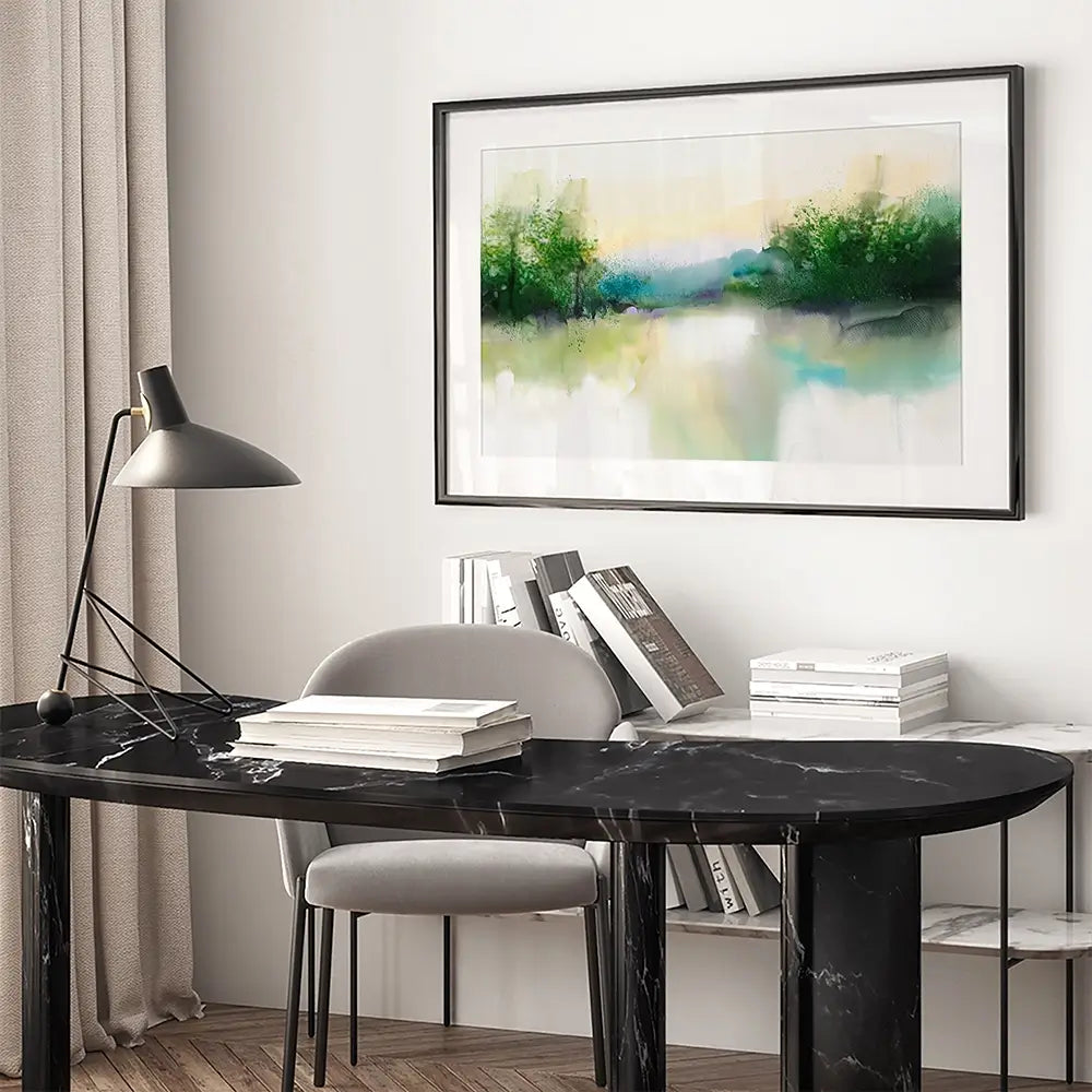 The Green Ahead Framed Art Print The Green Ahead Framed Art Print wall art product Art Print Shop