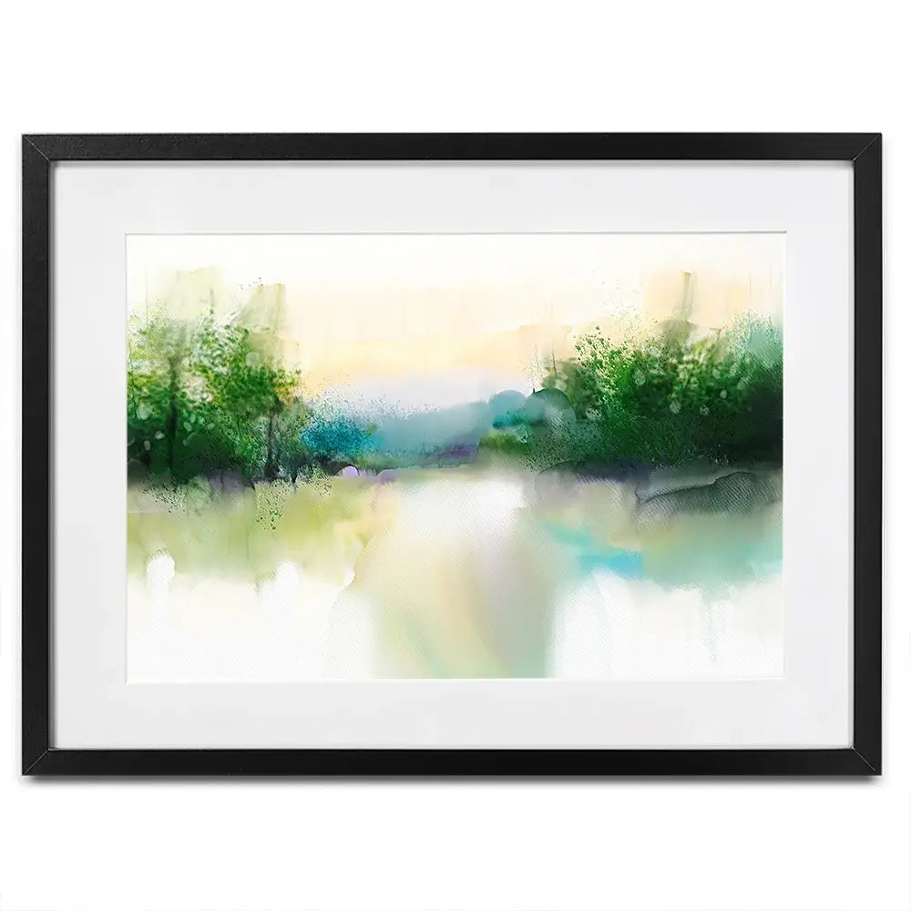 The Green Ahead Framed Art Print The Green Ahead Framed Art Print wall art product Art Print Shop